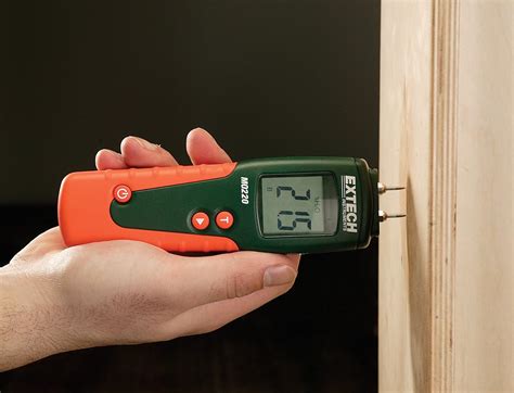 wood moisture meter temperature compensation|Extech MO220 Wood Moisture Meter .